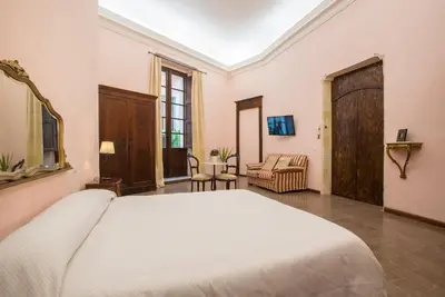 Letto o letti in una camera di Residenze al Castello