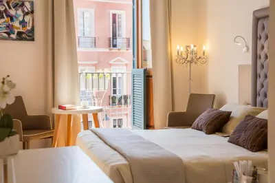 Letto o letti in una camera di Antico Corso Charme