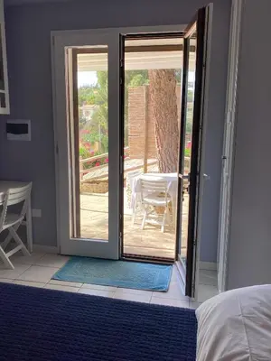 Letto o letti in una camera di Casa Daniela