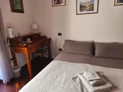 Letto o letti in una camera di B&B Federica