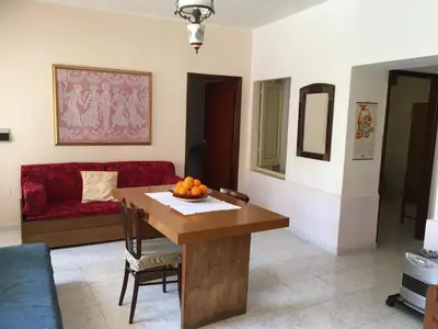 Area soggiorno di Anna Apartment