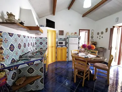 Cucina o angolo cottura di Villa Sandra