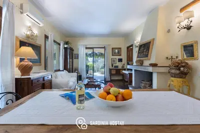 Letto o letti in una camera di Villa Emilietta