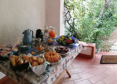 Cibo presso il bed & breakfast o nelle vicinanze