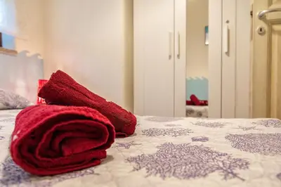 Letto o letti in una camera di Casa Vacanze Pedras