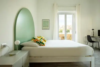 Letto o letti in una camera di Spacebility City - self check-in