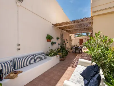 Area soggiorno di Levante beach houses