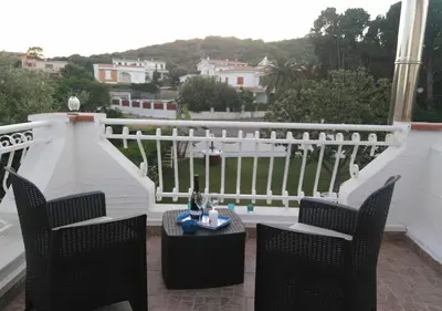 Balcone o terrazza di Appartamenti in Villa Nicanda