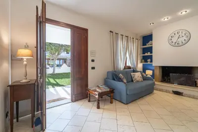 Area soggiorno di Margherita Holiday House