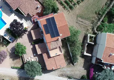Vista aerea di Domo Mea
