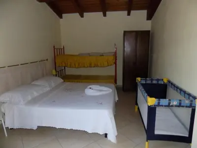 Letto o letti in una camera di Al Ciclamino