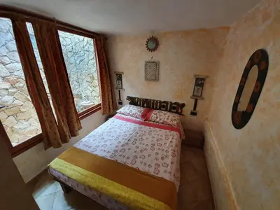 Letto o letti in una camera di Casa Sole