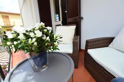 Area soggiorno di Villa Elisabetta Apartments