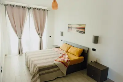 Letto o letti in una camera di Villa Riviera