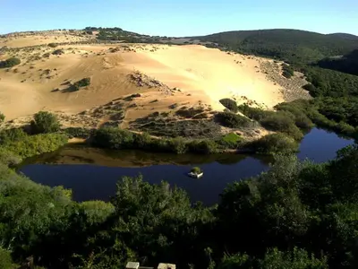 Paesaggio naturale nelle vicinanze della casa vacanze