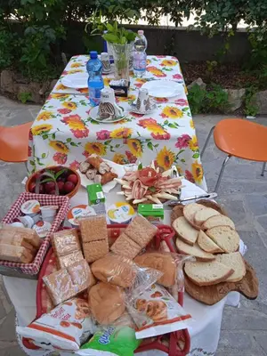Cibo presso il bed & breakfast o nelle vicinanze