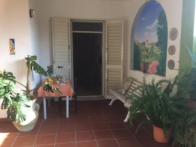 Balcone o terrazza di Appartamenti & Rooms Maria