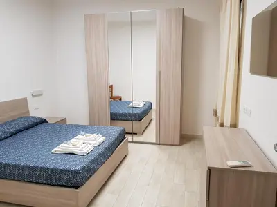 Letto o letti in una camera di La casa di Laura
