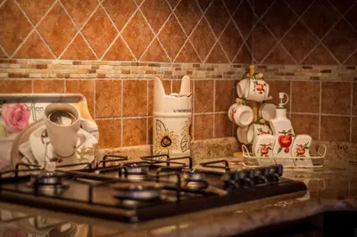 Cucina o angolo cottura di Casa Vacanza il Mandorlo
