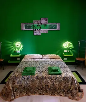 Letto o letti in una camera di Is Tanas