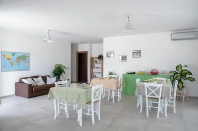Area soggiorno di B&B Agata e gli altri