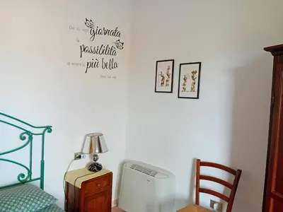 Letto o letti in una camera di Lugori