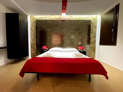 Letto o letti in una camera di Le Torri