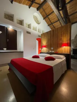 Letto o letti in una camera di Le Torri