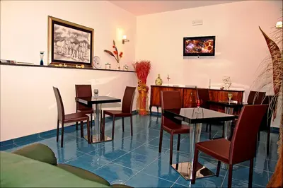 TV o dispositivi per l'intrattenimento presso Hotel Villa Belfiori