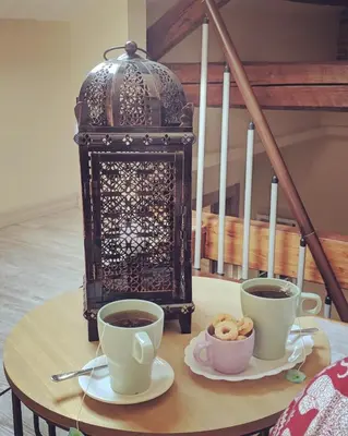 Set per la preparazione di tè e caffè presso Flamingo Luxury Apartment AJPSARDINIA