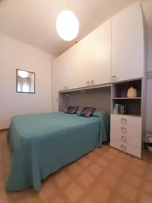 Letto o letti in una camera di Nuova Valmar Trilo Mimosa