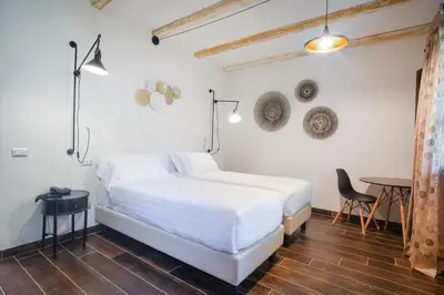 Letto o letti in una camera di Felix Hotels - Galanias Hotel & Retreat