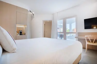 Letto o letti in una camera di Felix Hotels - Galanias Hotel & Retreat