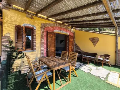 Patio o area all'aperto di Villa Laura Tanca Piras