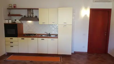 Cucina o angolo cottura di Trivano panoramico