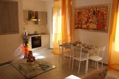 Cucina o angolo cottura di B&B Castello Salvaterra