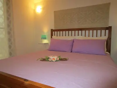 Letto o letti in una camera di Villa Ingeborg