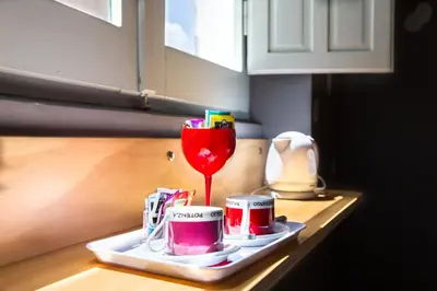Cucina o angolo cottura di La Terrazza Sul Porto