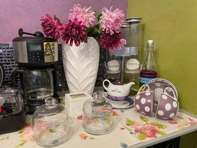 Set per la preparazione di tè e caffè presso Il riposo dei Giganti