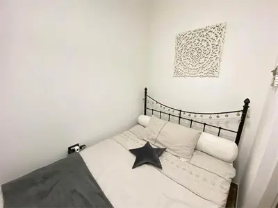 Letto o letti in una camera di Casa Anacleto
