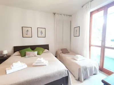 Letto o letti in una camera di Green Apartment-City Centre