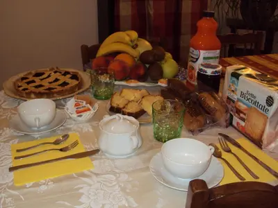 Cibo presso il bed & breakfast o nelle vicinanze