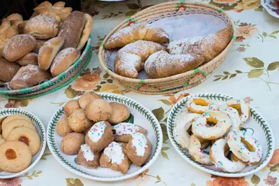 Cibo presso il bed & breakfast o nelle vicinanze