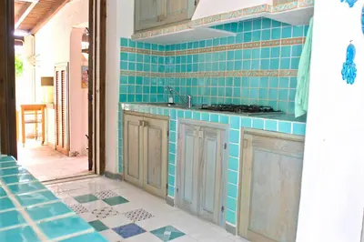 Cucina o angolo cottura di Jungle House - Pineta Is Morus