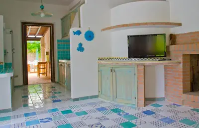 Cucina o angolo cottura di Jungle House - Pineta Is Morus