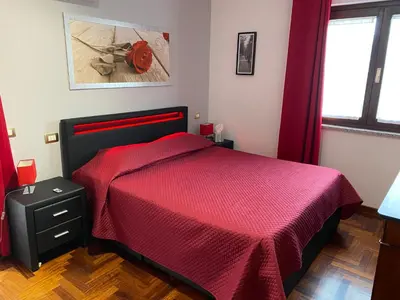 Letto o letti in una camera di Casa Mariluka