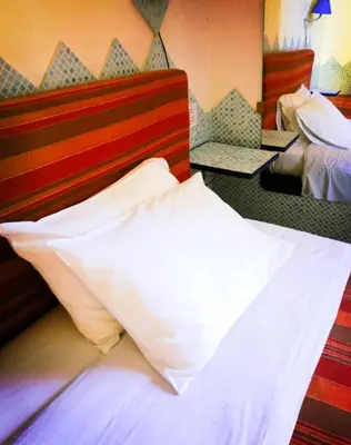 Letto o letti in una camera di Villa Arazurrina