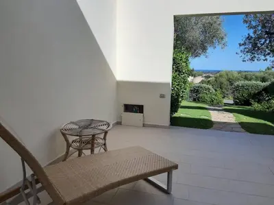 Paesaggio naturale nelle vicinanze della villa