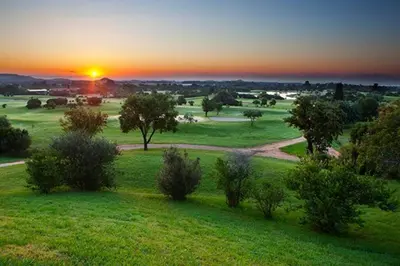 Paesaggio naturale nelle vicinanze della villa