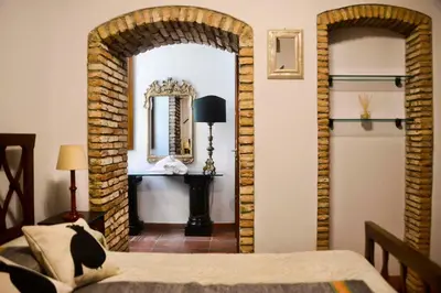 Letto o letti in una camera di Relais del Porto